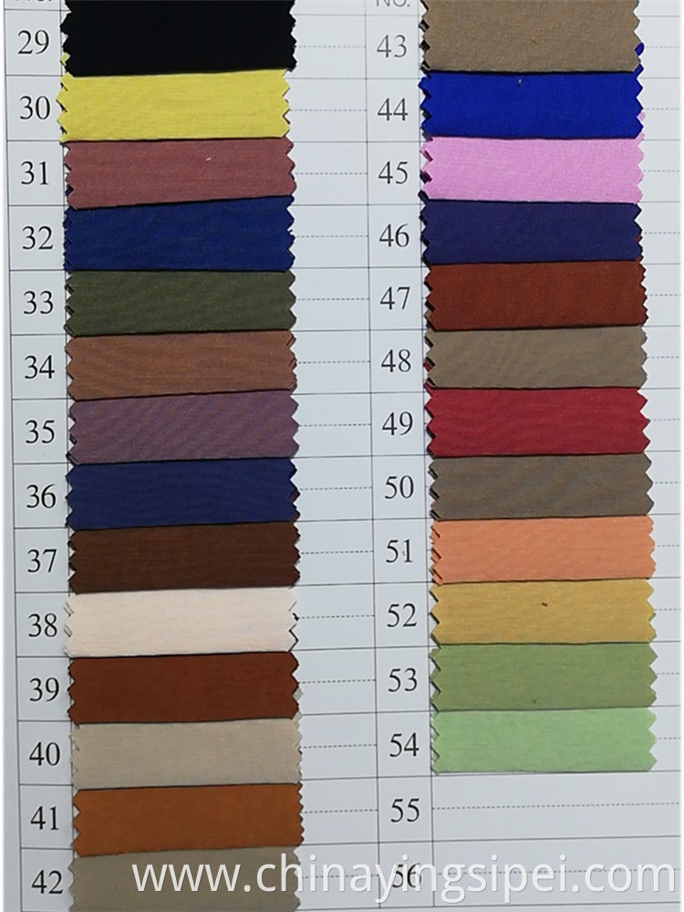 Stock eco woven plain polyester rayon fabric